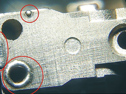 <a href='http://www.27jiajiao.cn/product/3.htm' class='text_a'>模具激光焊機(jī)</a>修復(fù)模具效果